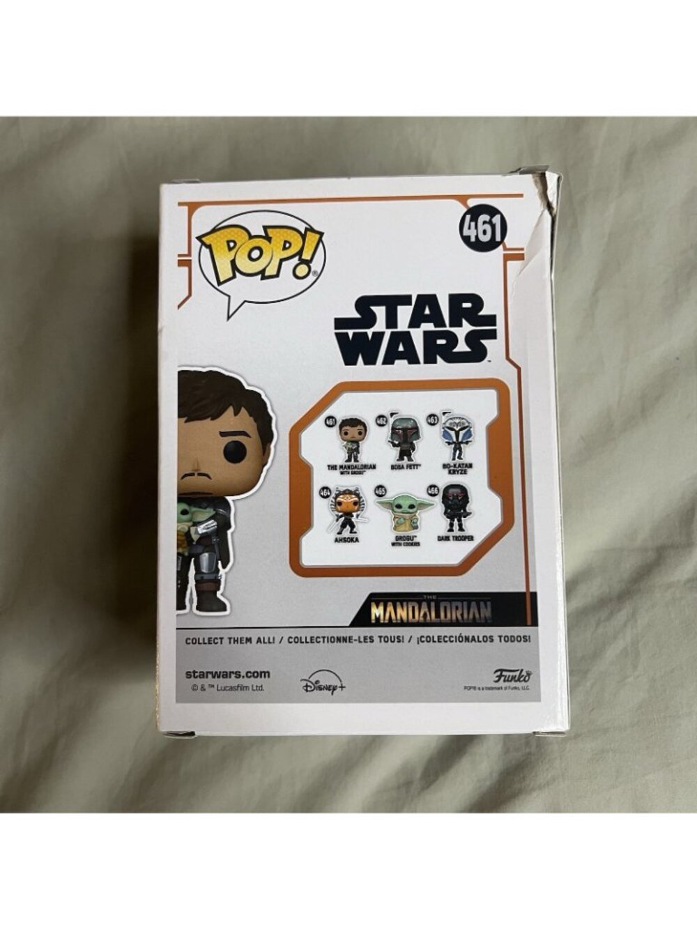 Funko Pop! Vinyl: Star Wars - The Mandalorian with Grogu #461 Used‎ - Picture 3 of 7